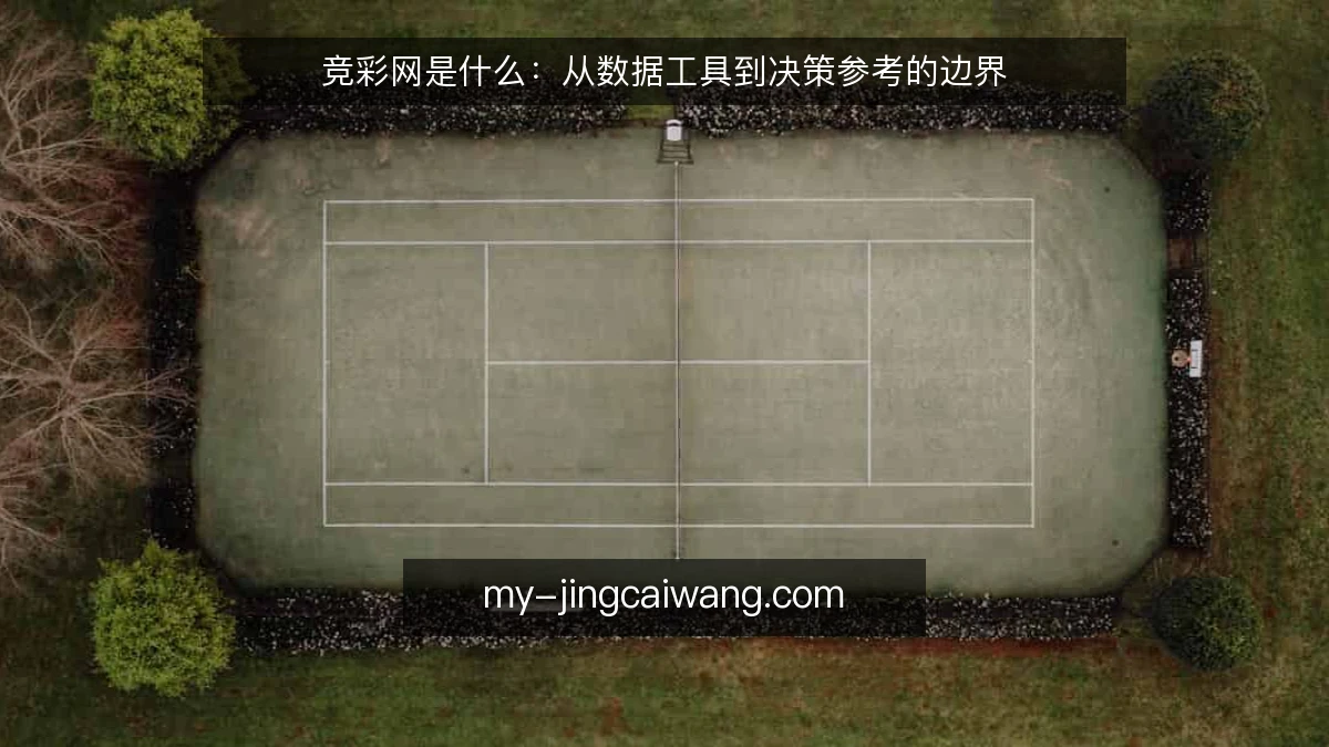 竞彩网是什么:从数据工具到决策参考的边界