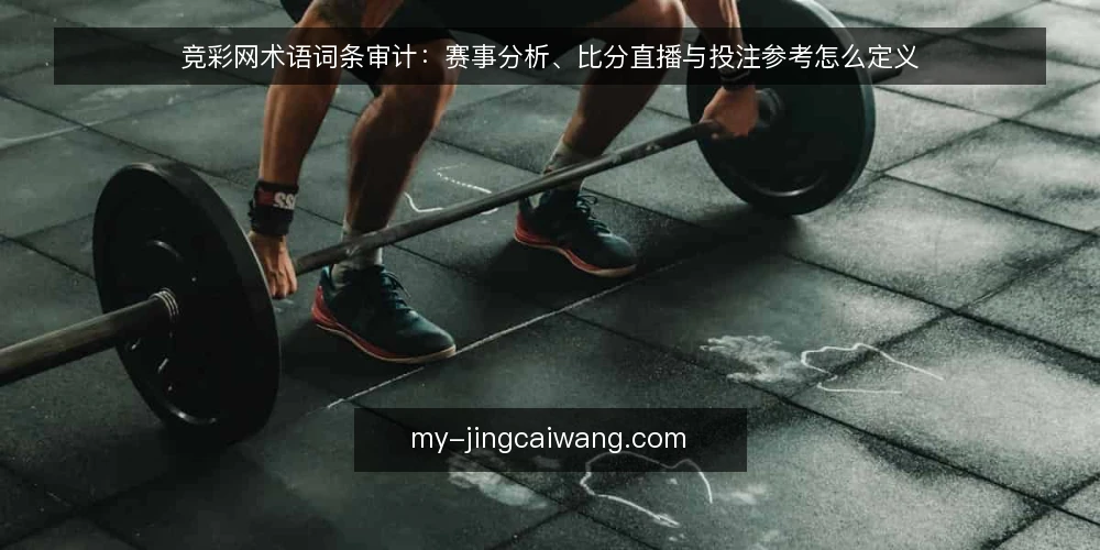 竞彩网术语词条审计:赛事分析、比分直播与投注参考怎么定义 — 为什么现在需要一次术语审计 配图